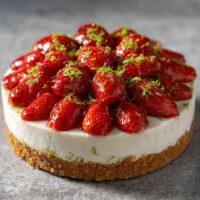 Aardbeien & Limoen Taart