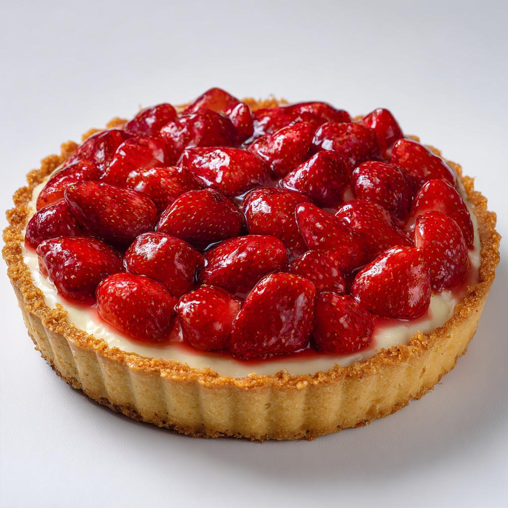 Aardbeientaart - detail 1