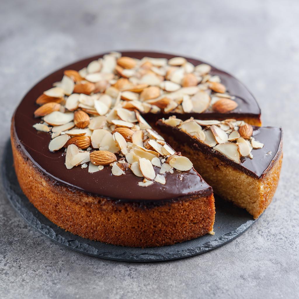 Amandel-Chocolade Taart