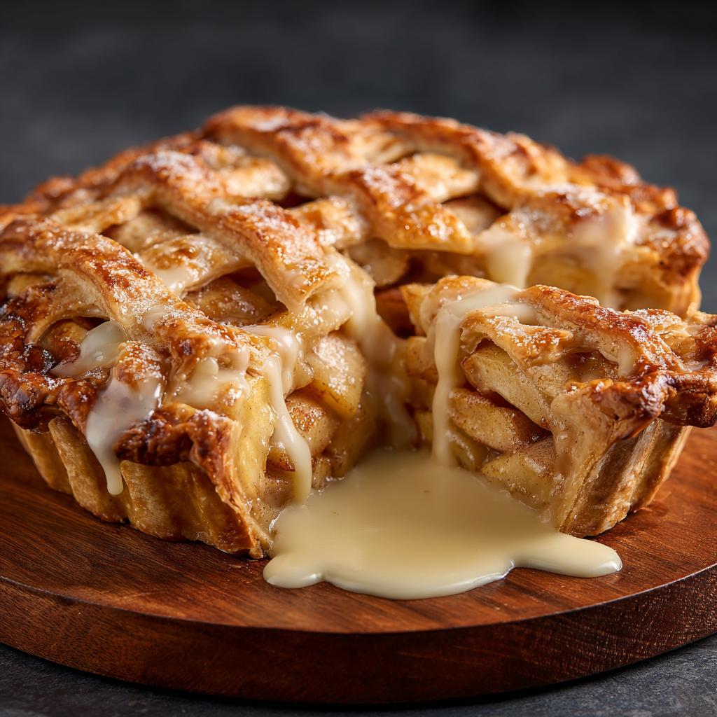 Appeltaart met Vanillesaus - detail 1