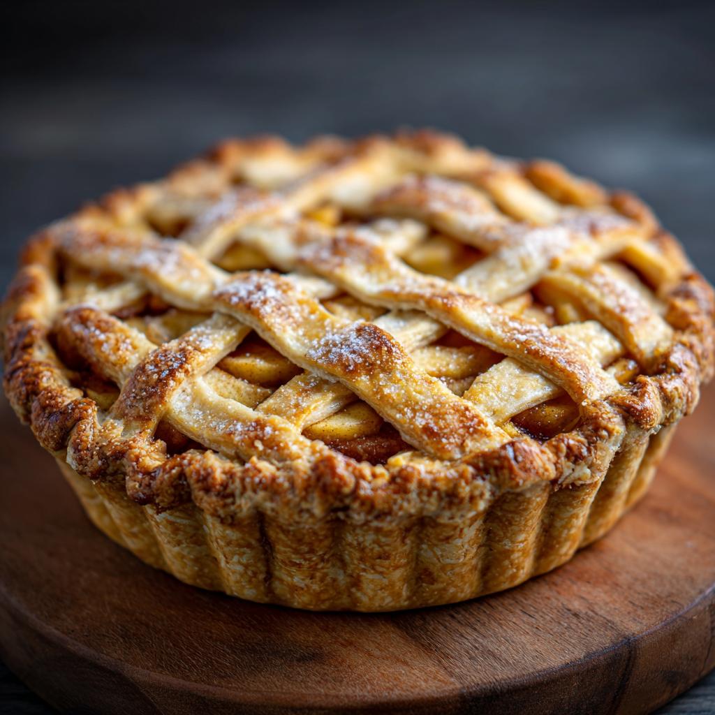 Appeltaart met Zachte Vulling van Appelschijfjes - detail 1