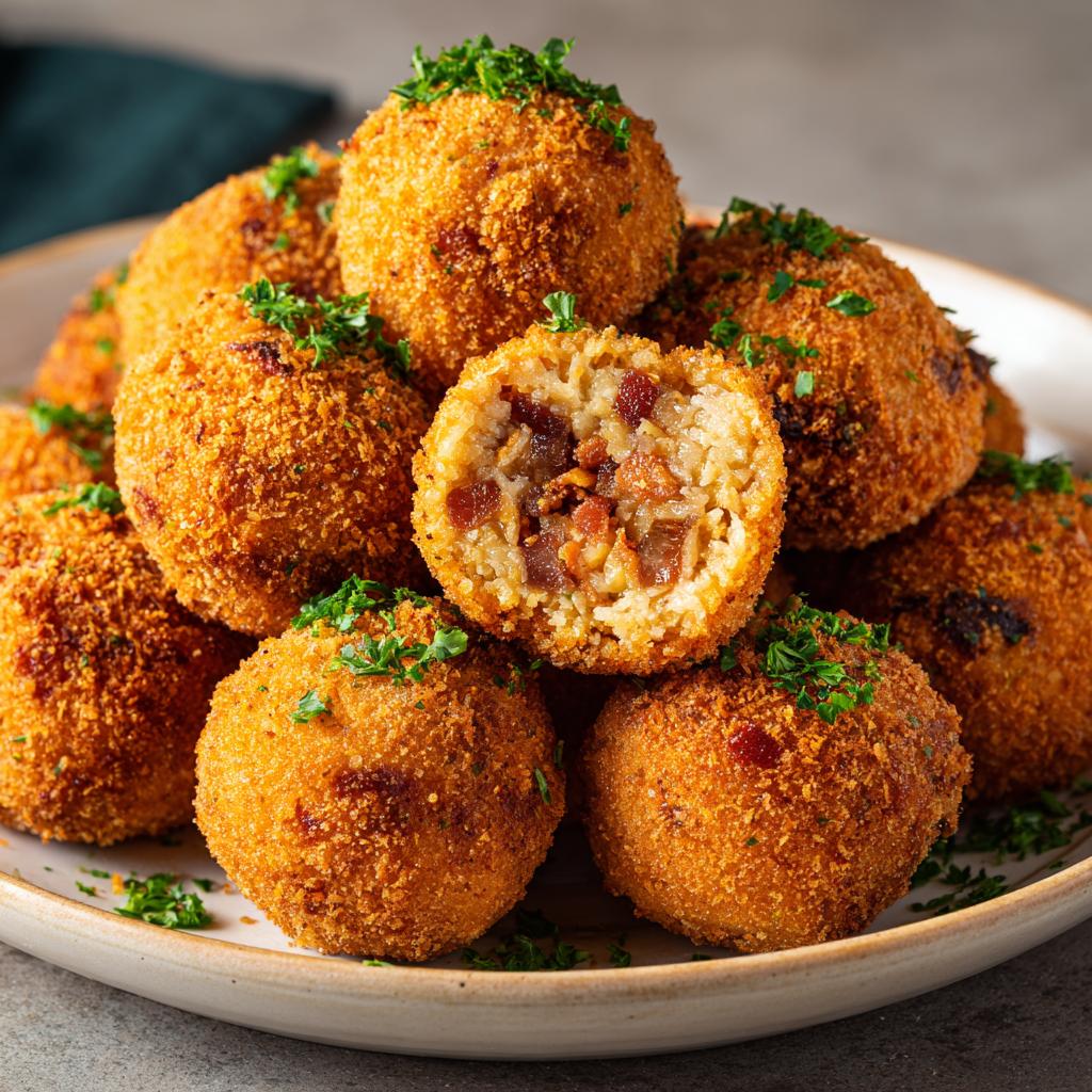 Bitterballen met Gebakken Spek