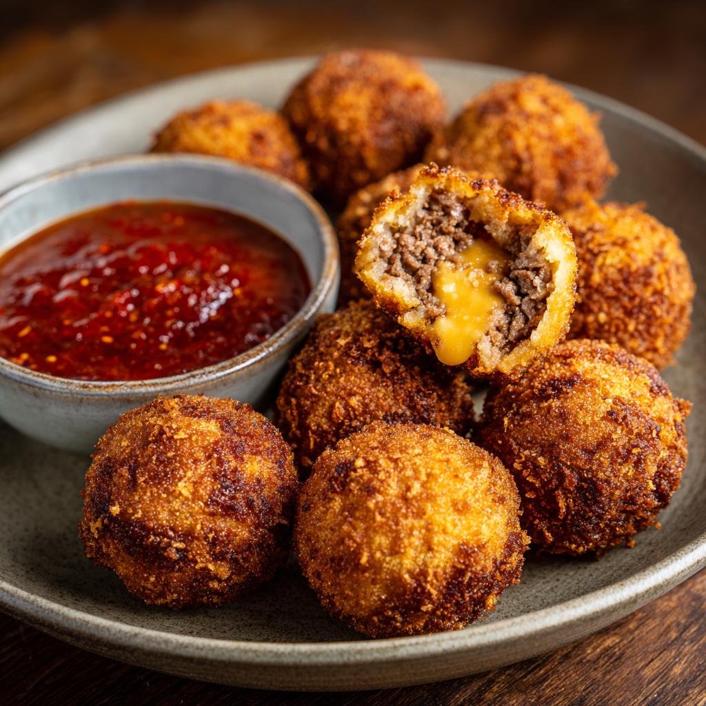 Bitterballen met Knoflook-Chili Dip: een heerlijke snack! - detail 1