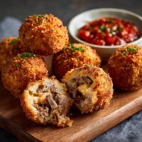 Bitterballen met Knoflook-Chili Dip: een heerlijke snack!