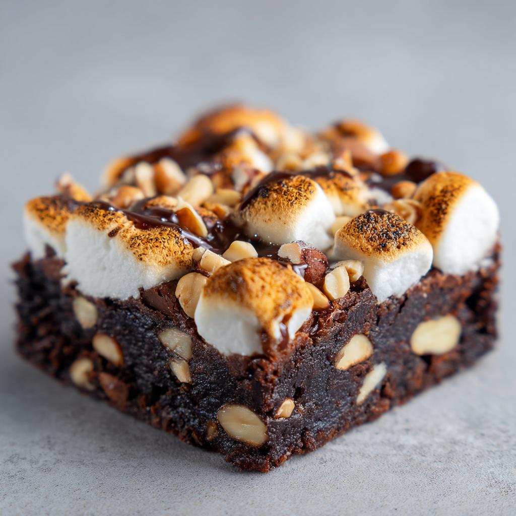 Brownies met Marshmallows en Noten