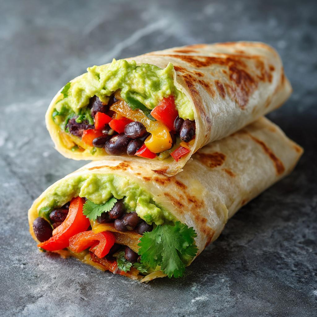 Burrito met Paprika, Uien en Guacamole: Probeer het nu! - detail 1