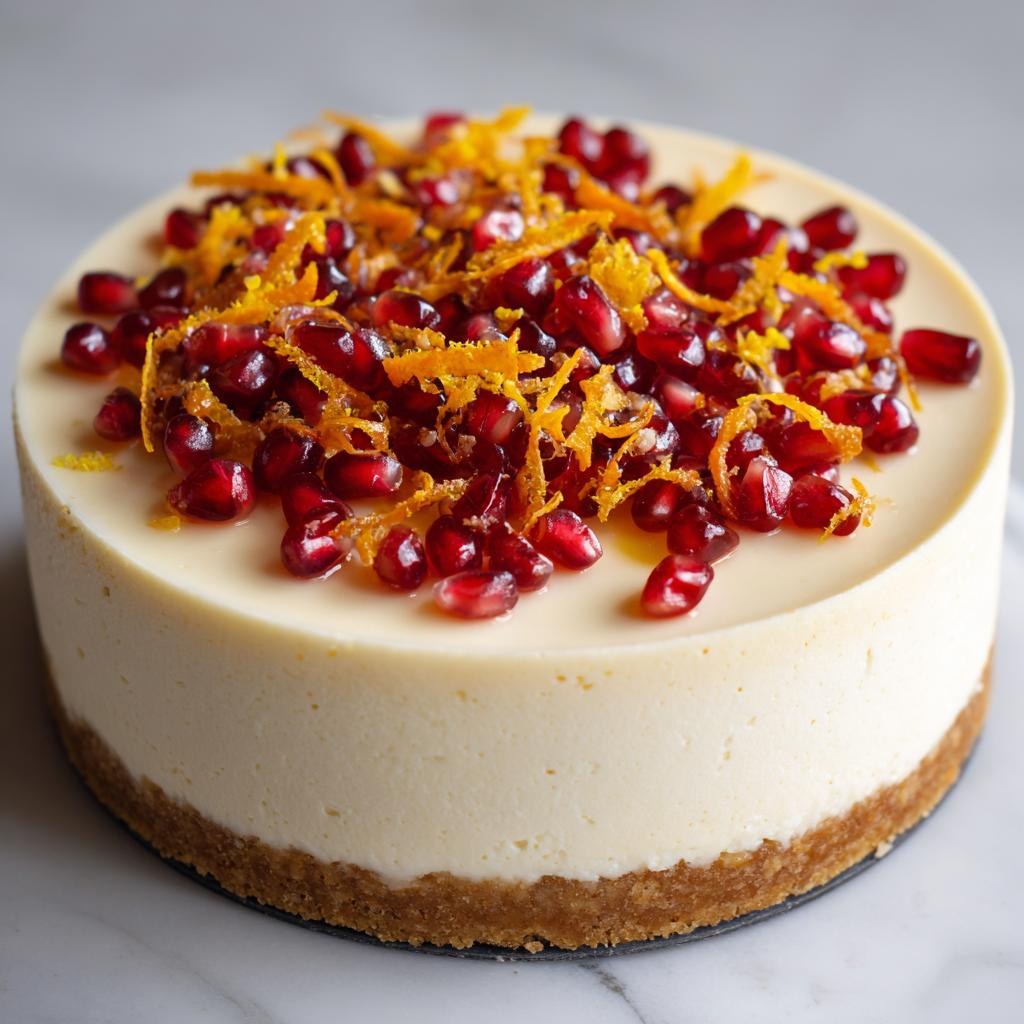Cheesecake met Granaatappel en Sinaasappel - detail 1