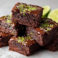 Chocolade-limoen brownies