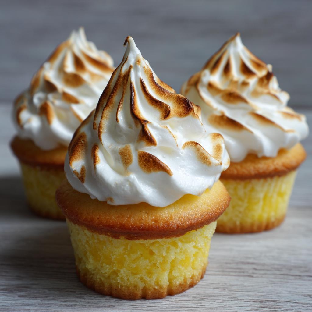 Citroen Meringue Cupcakes - detail 1