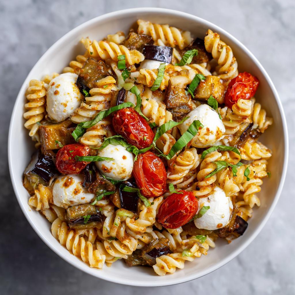 Fusilli met Aubergine, Tomaten en Mozzarella: Probeer dit! - detail 1