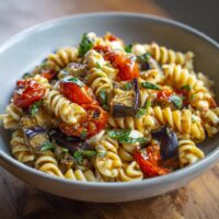 Fusilli met Aubergine, Tomaten en Mozzarella: Probeer dit!