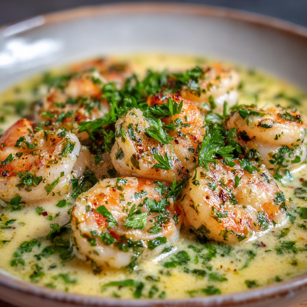 Garnalen in Citroenroomsaus - detail 1