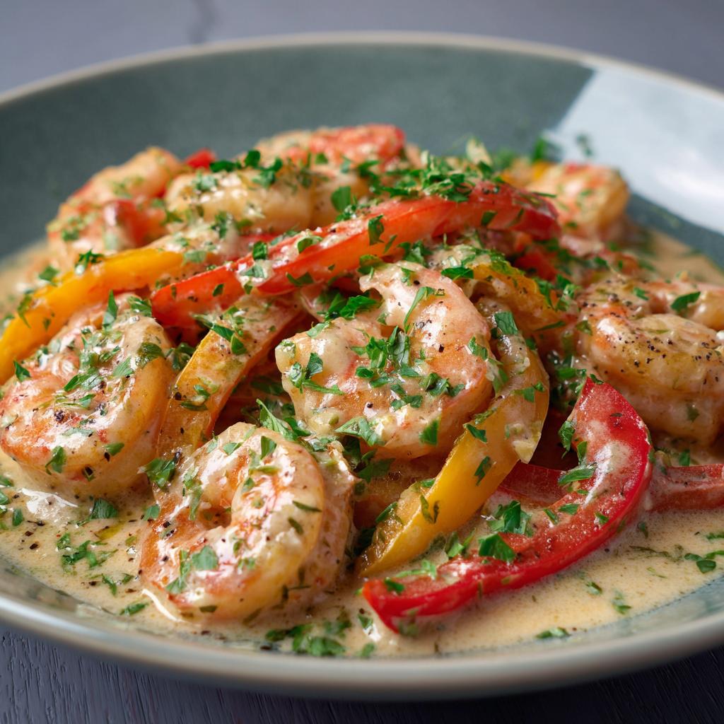 Garnalen met Paprika en Limoen in Romige Saus - detail 1