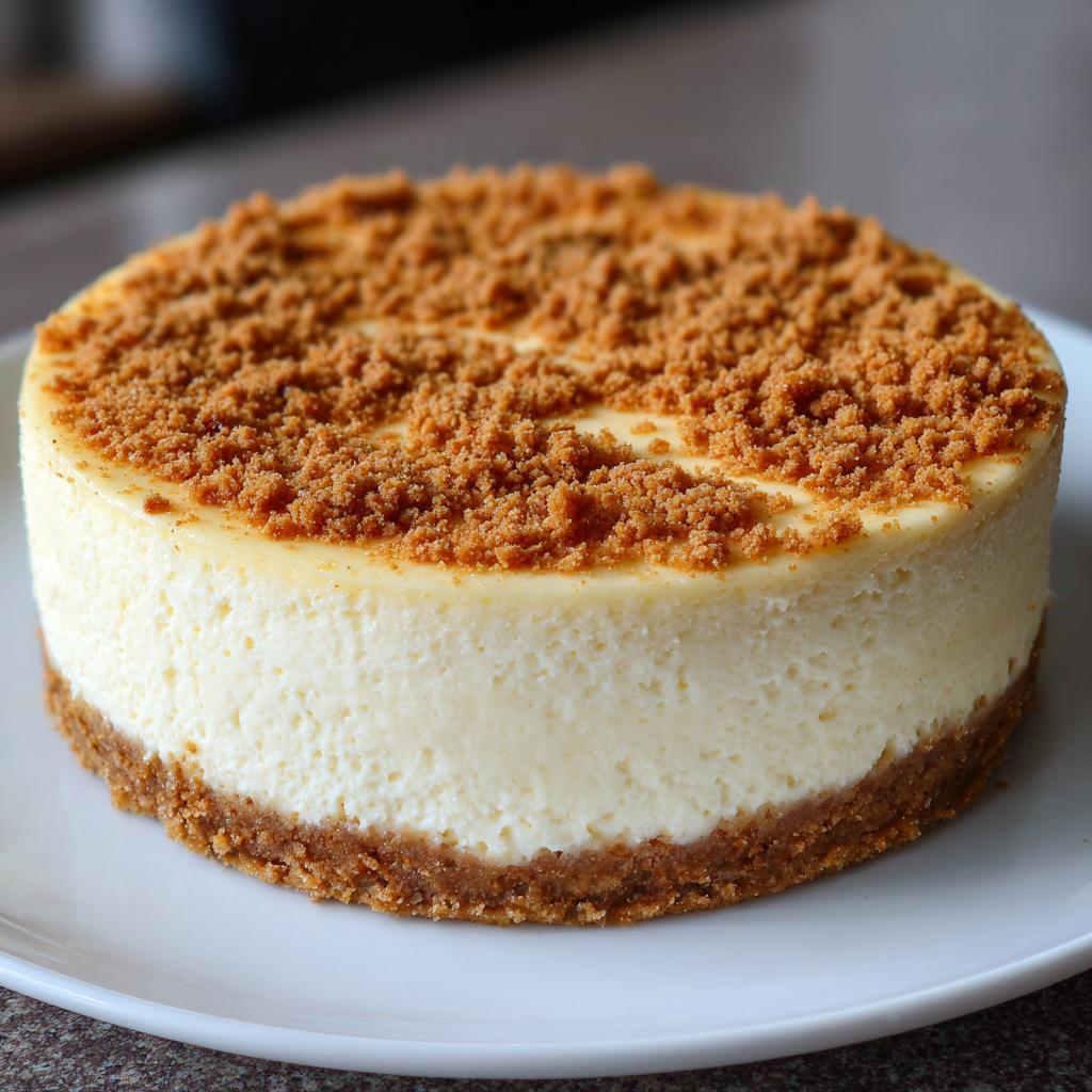 Gebakken Cheesecake met een Digestive Biscuit Bodem