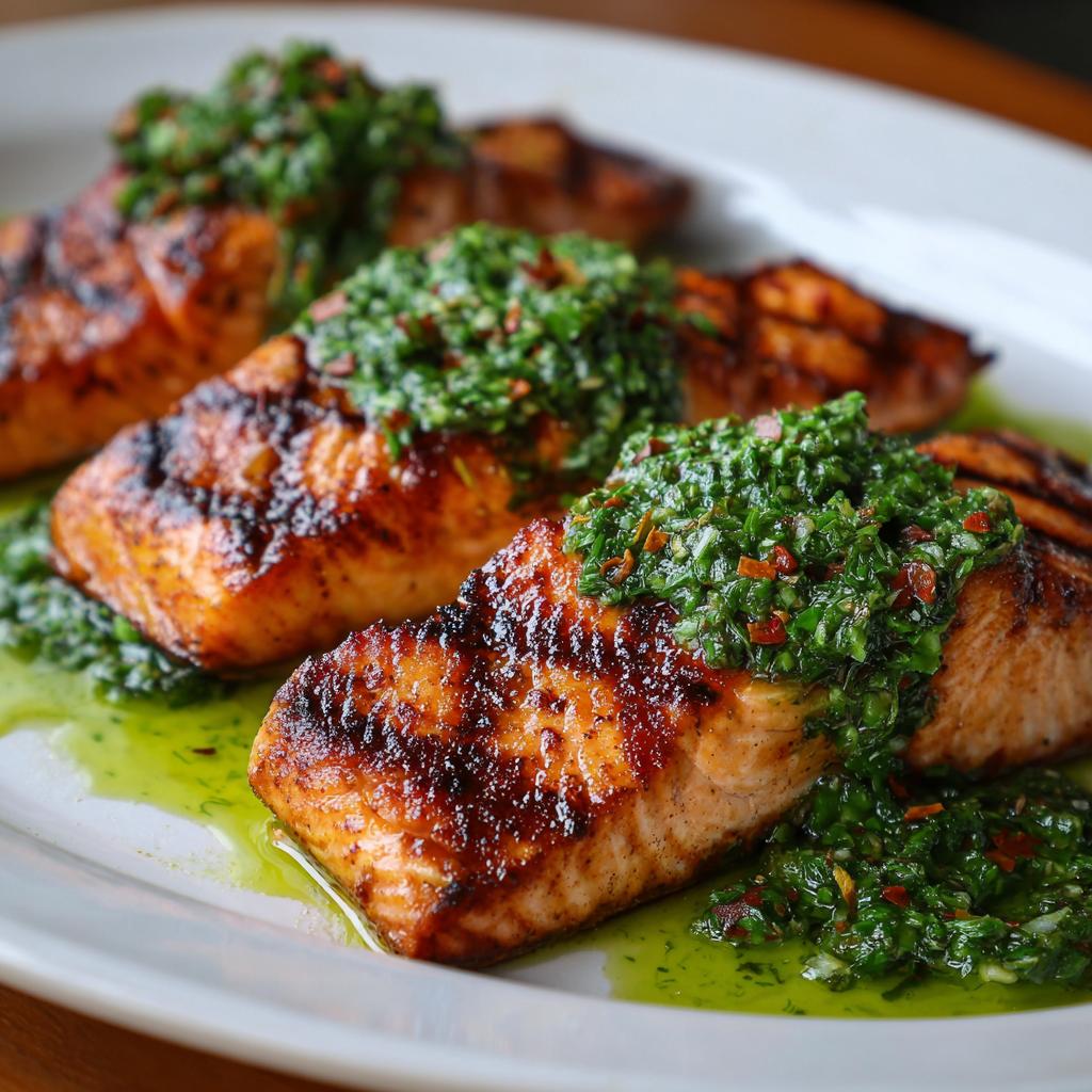 Gegrilde Zalm met Chimichurri - detail 1