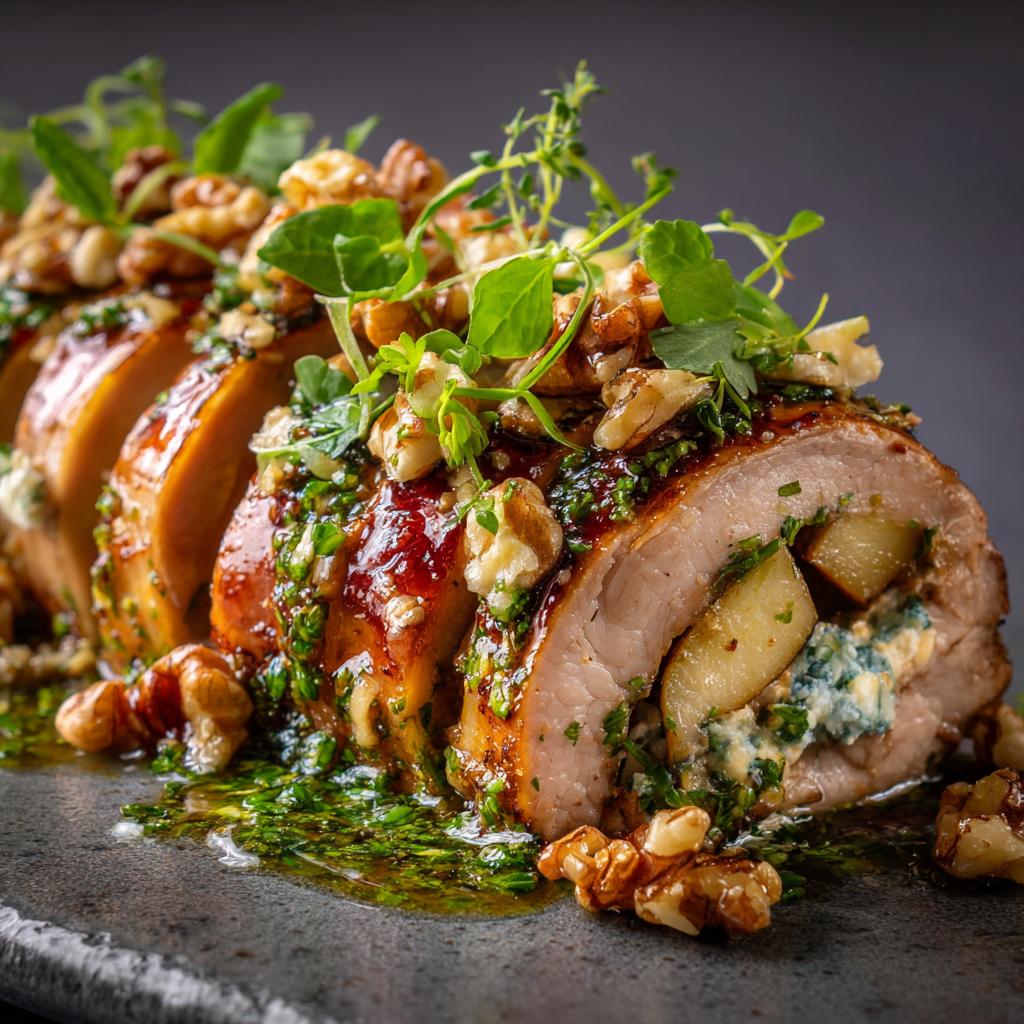 Gevulde Varkenshaas met Appel en Kaneel