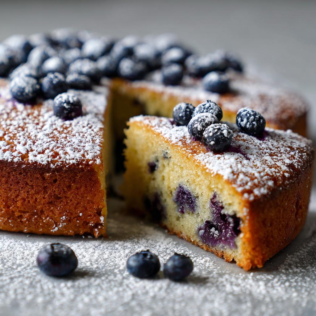 Gezonde Cake met Blauwe Bessen - detail 1