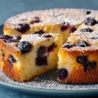 Gezonde Cake met Blauwe Bessen