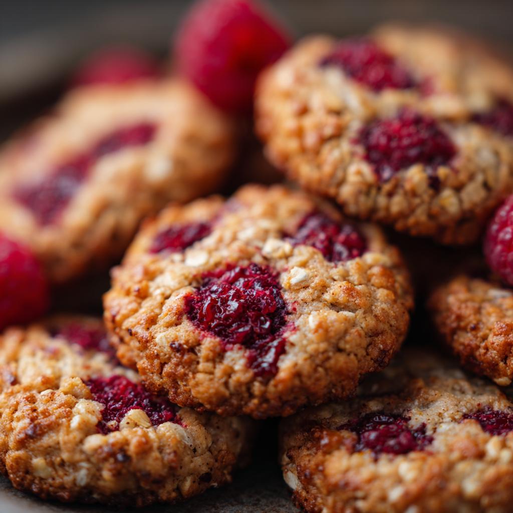 Gezonde Havermout Frambozenkoekjes