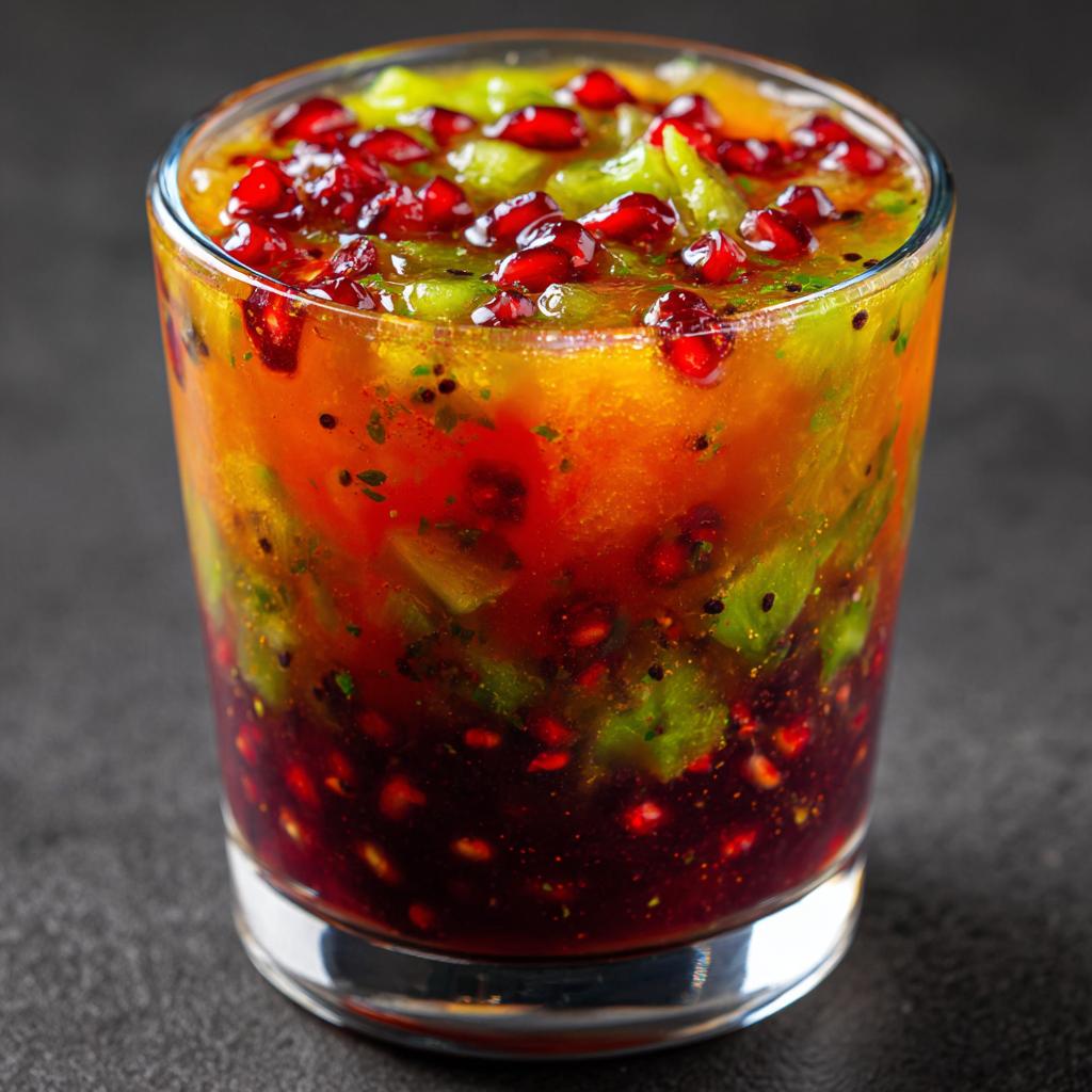 Granaatappel-Kiwi-Sinaasappelsap - detail 1