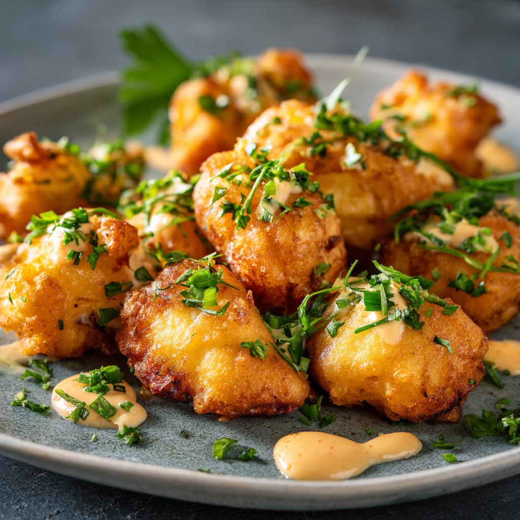 Kibbeling met Pittige Mayonaise en Verse Kruiden