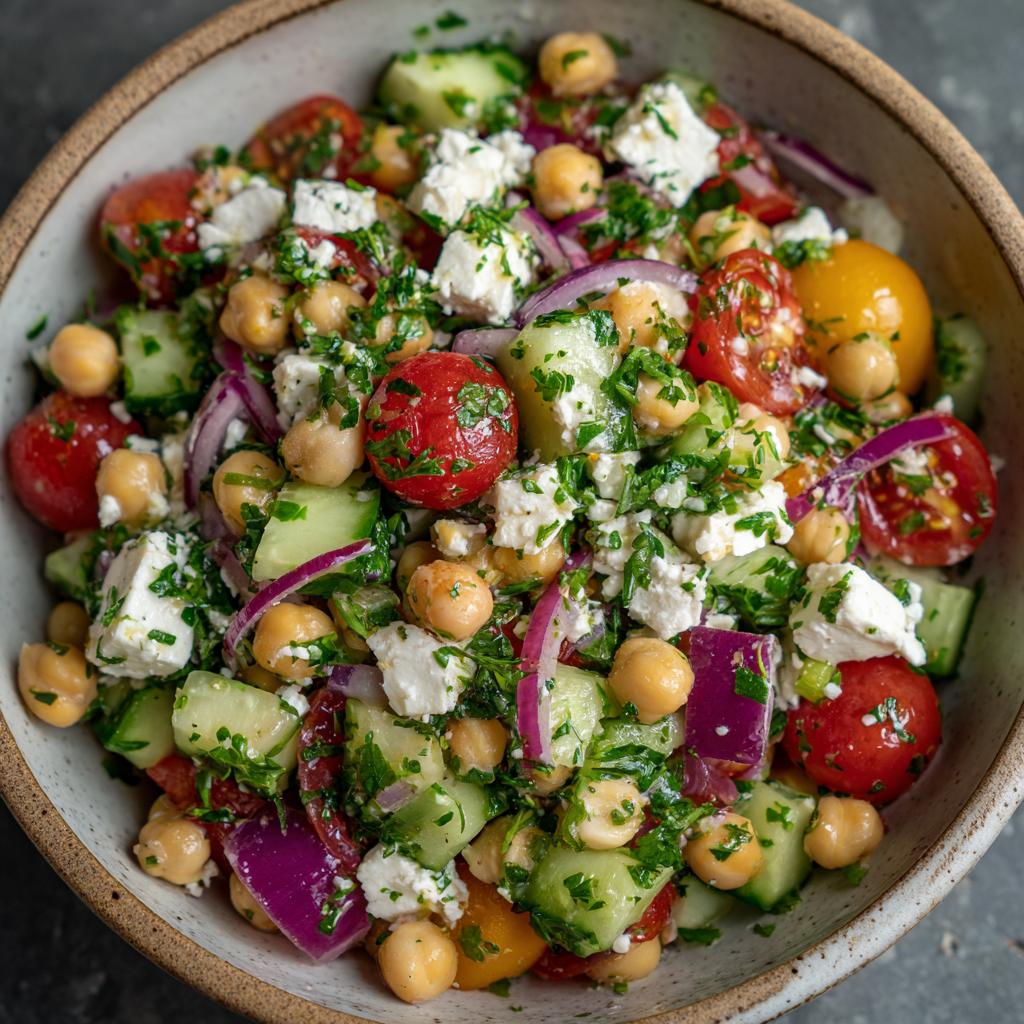 Kikkererwten en Feta Salade: Ontdek de Gezonde Voordelen! - detail 1