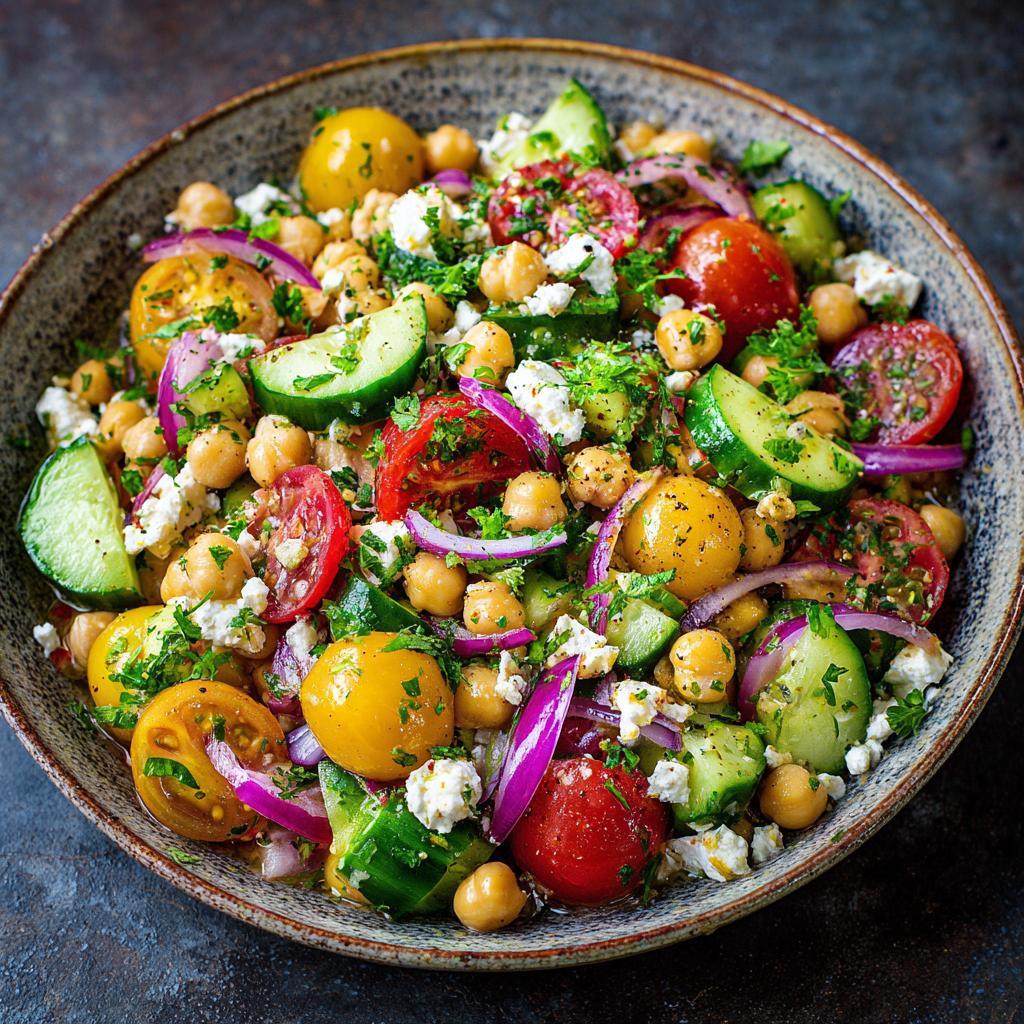 Kikkererwten en Feta Salade: Ontdek de Gezonde Voordelen!