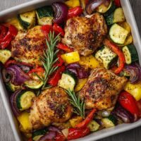 Kip en Groenten uit de Oven