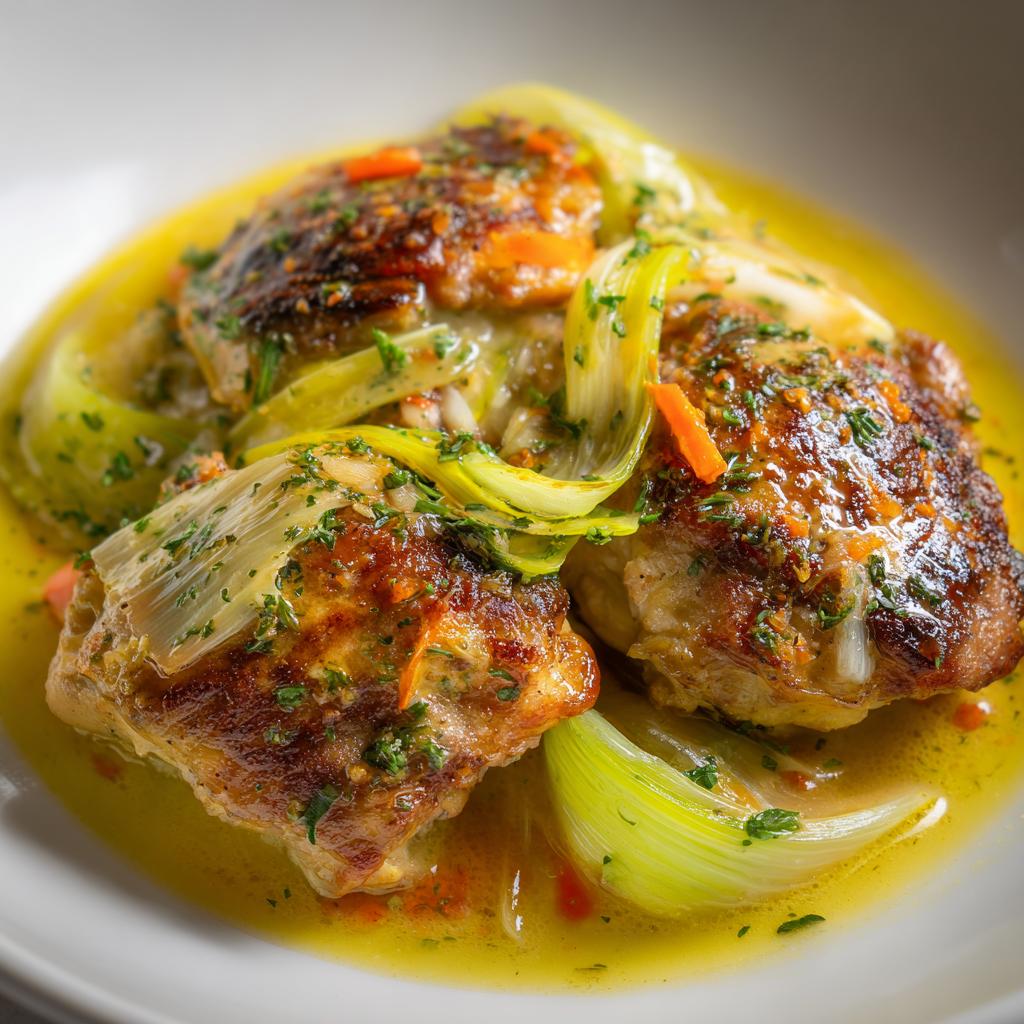 Kip met Prei en Witte Wijn: Een verrukkelijk recept! - detail 1