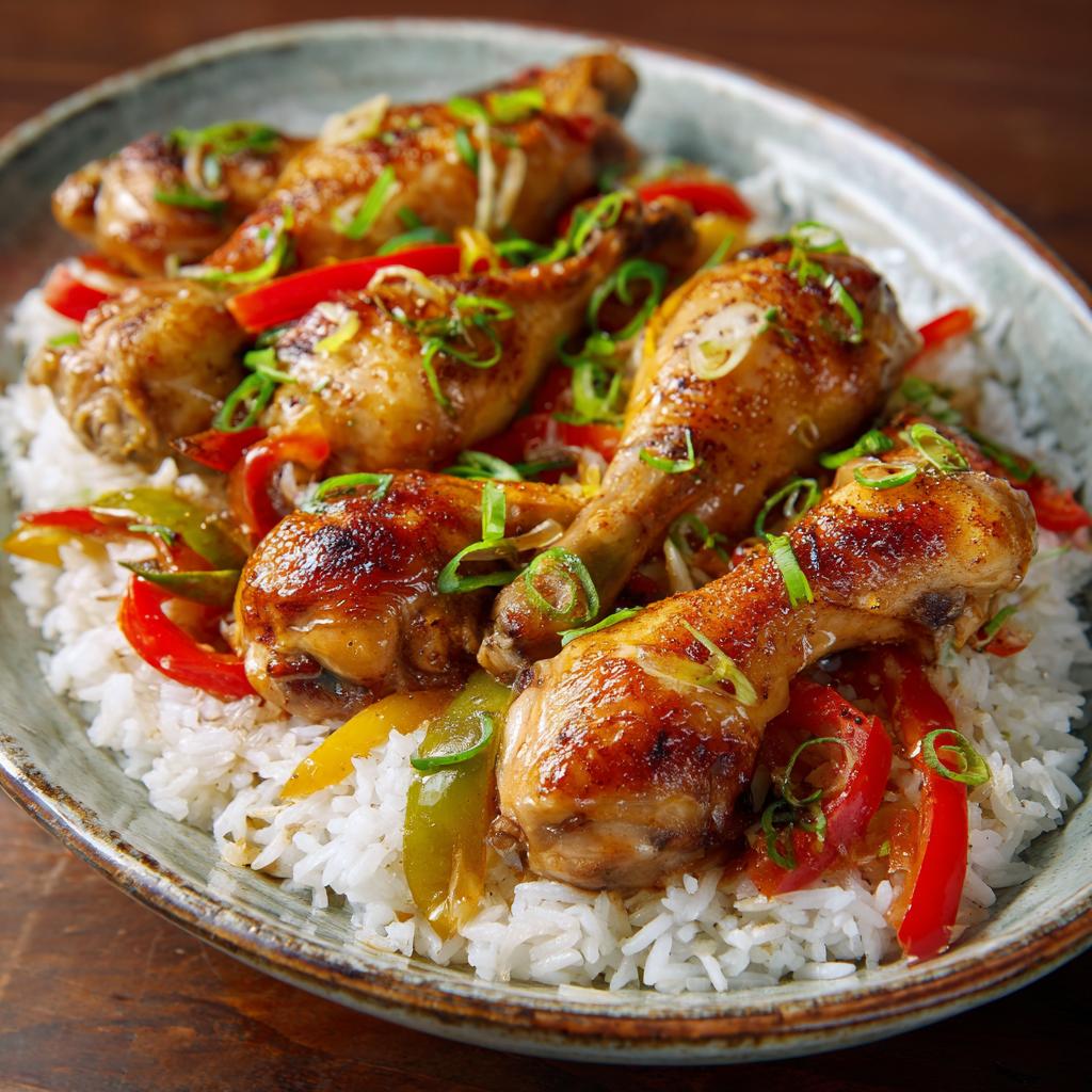 Kipdrumsticks met Rijst - detail 1