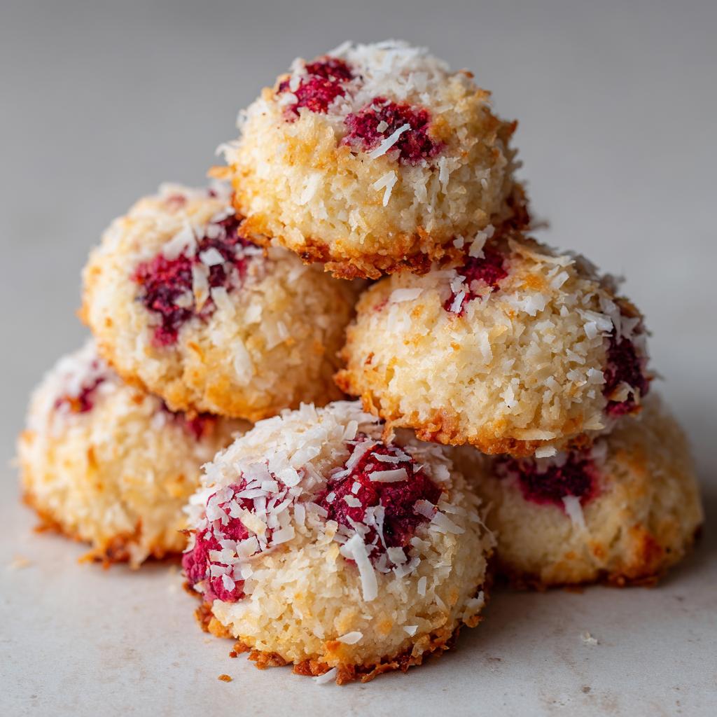 Kokos-Frambozen Koekjes