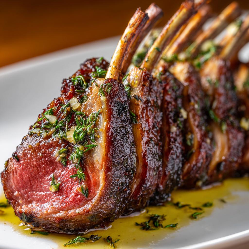 Lamsrack met Knoflook en Tijm - detail 1