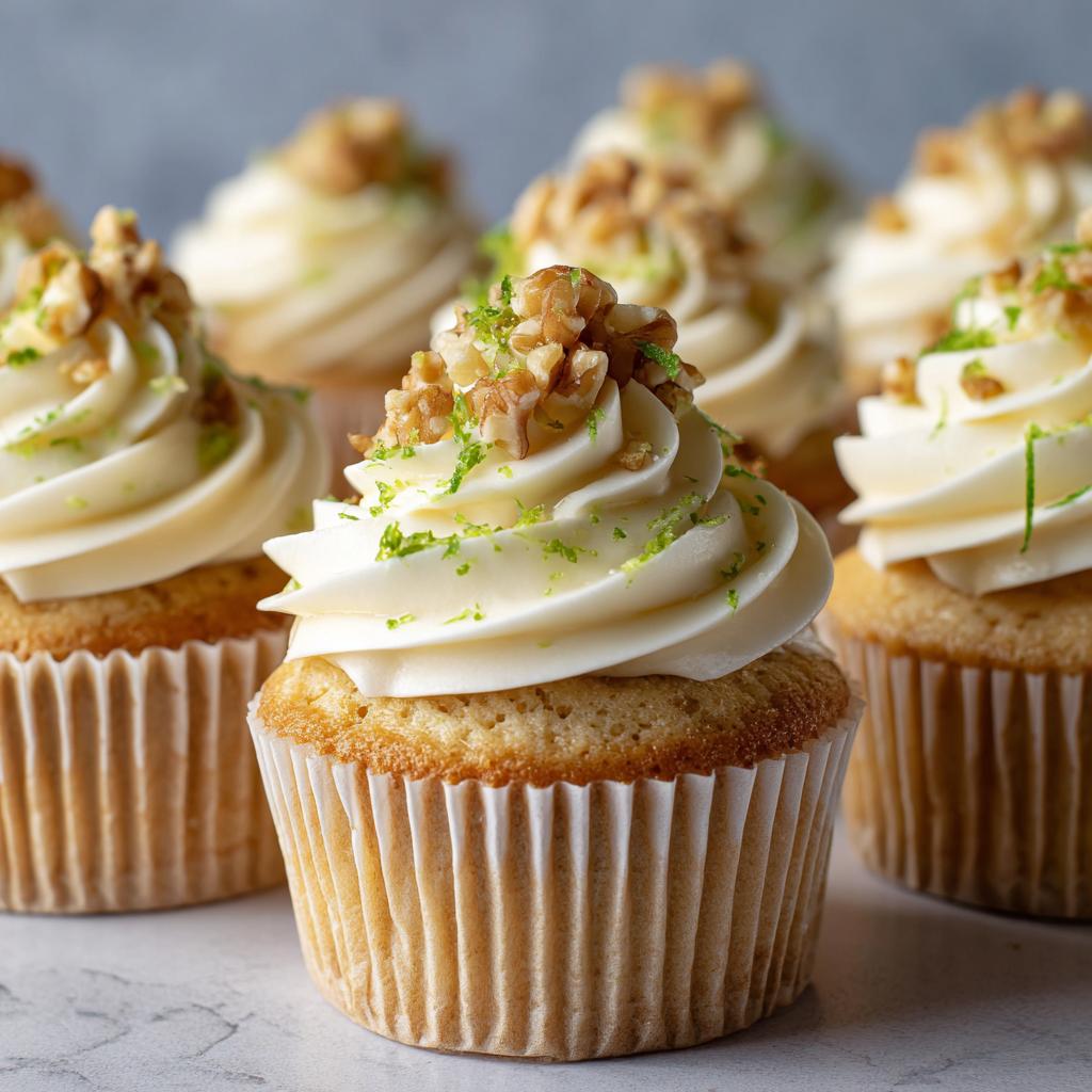 Limoen Walnoten Cupcakes - detail 1