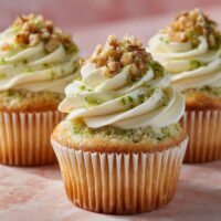 Limoen Walnoten Cupcakes