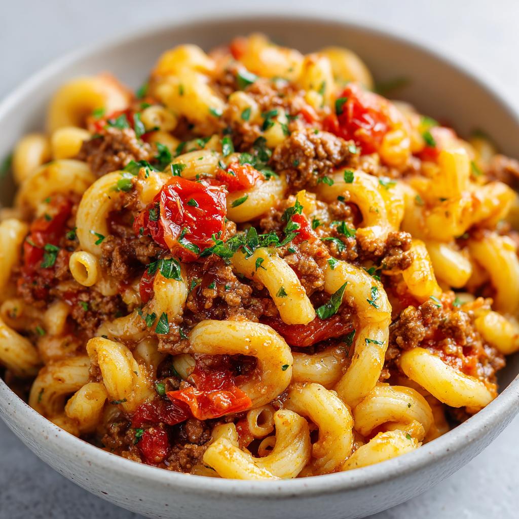 Macaroni met Tomaat en Gehakt Saus - detail 1