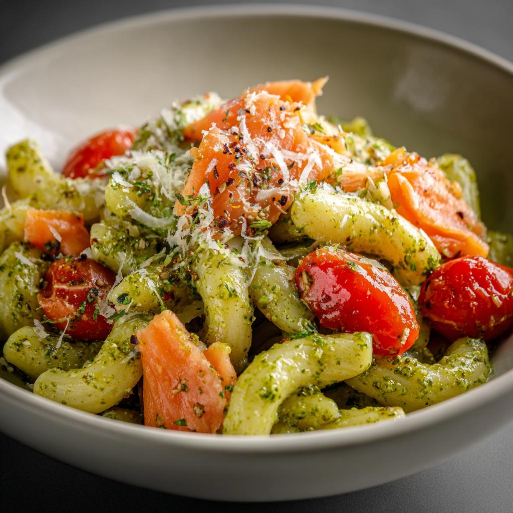 Macaroni met Zalm en Pesto: Ontdek dit heerlijke recept! - detail 1