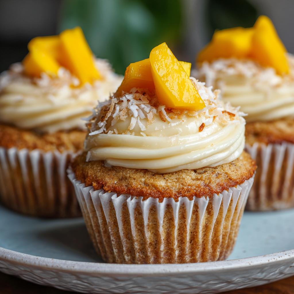 Mango-Banaan Cupcakes - detail 1