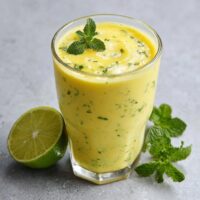 Mango Limoen Munt Smoothie
