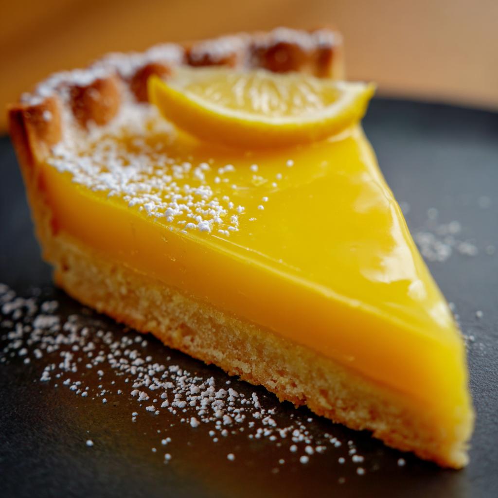 Marsepein Citroen Taart - detail 1