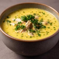 Maïssoep met Kippenreepjes