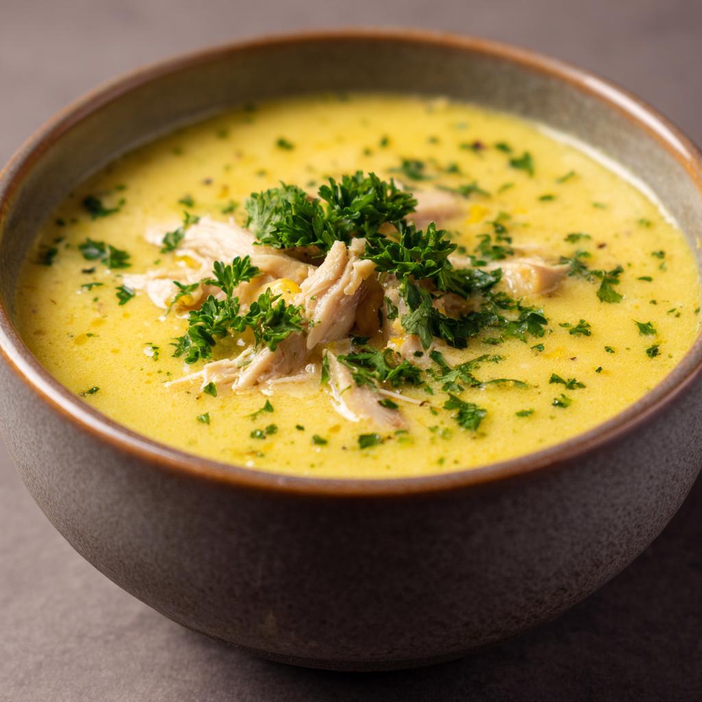 Maïssoep met Kippenreepjes