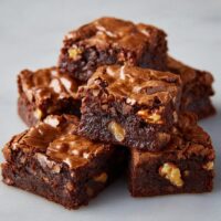 Melkchocolade en Pecannoten Brownies