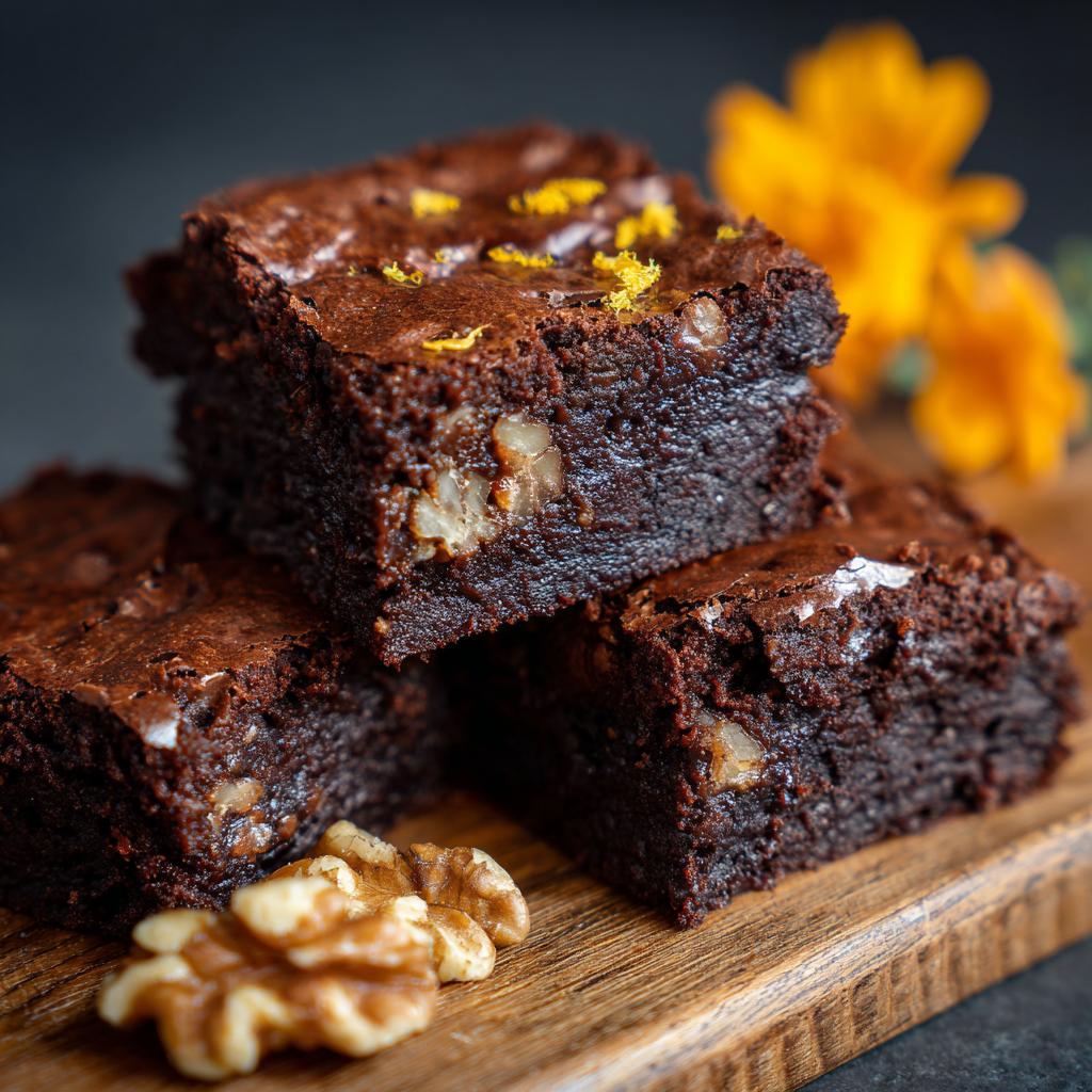 Mokkabrownies met Sinaasappel: een onweerstaanbare traktatie!