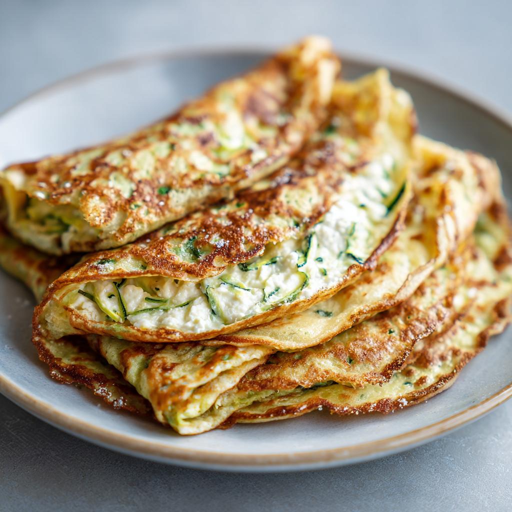 Pannenkoeken met Courgette en Ricotta