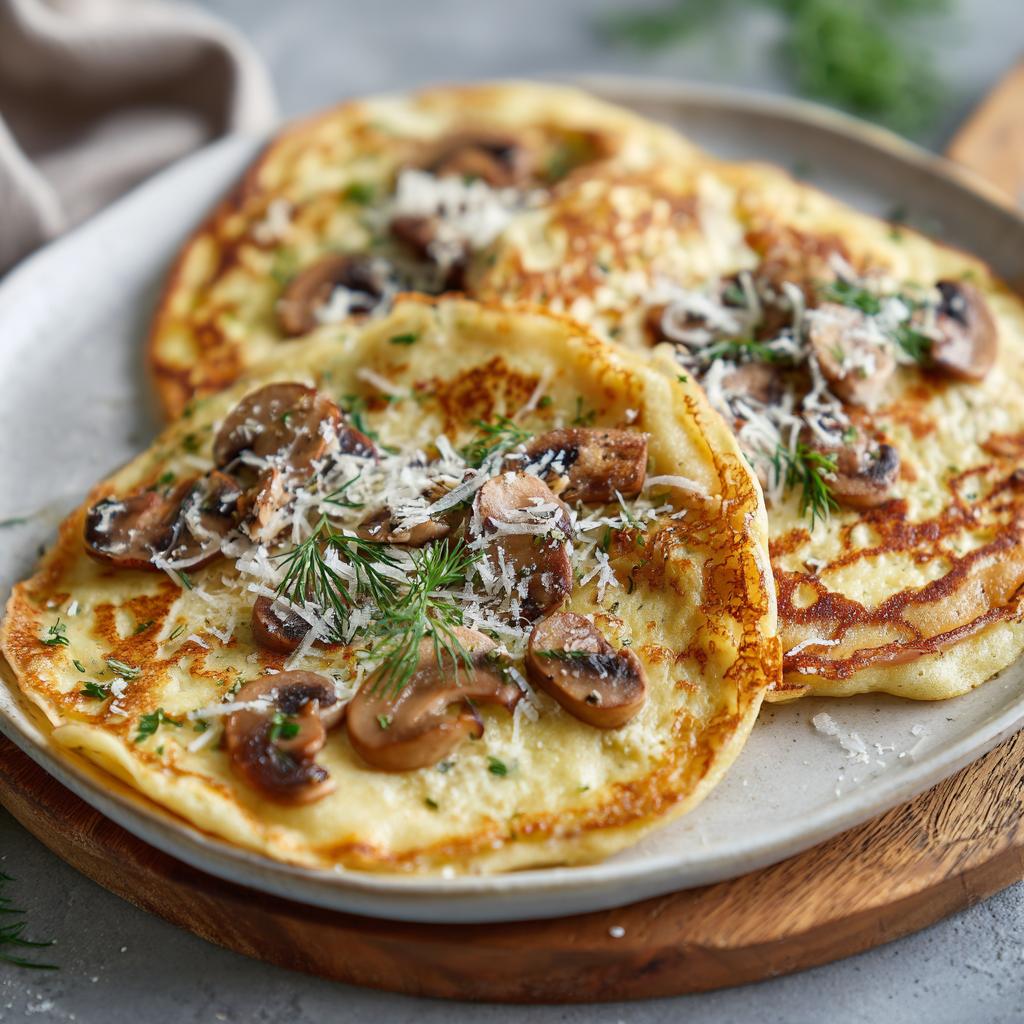 Pannenkoeken met Paddenstoelen, Kaas en Peper zijn onweerstaanbaar! - detail 1