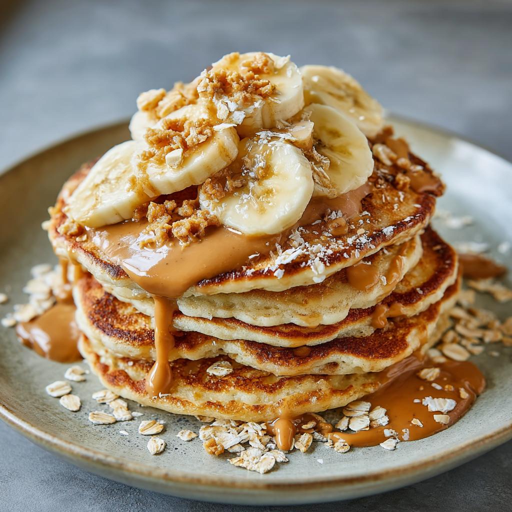 Pannenkoeken met Pindakaas, Banaan en Haver zijn onweerstaanbaar!