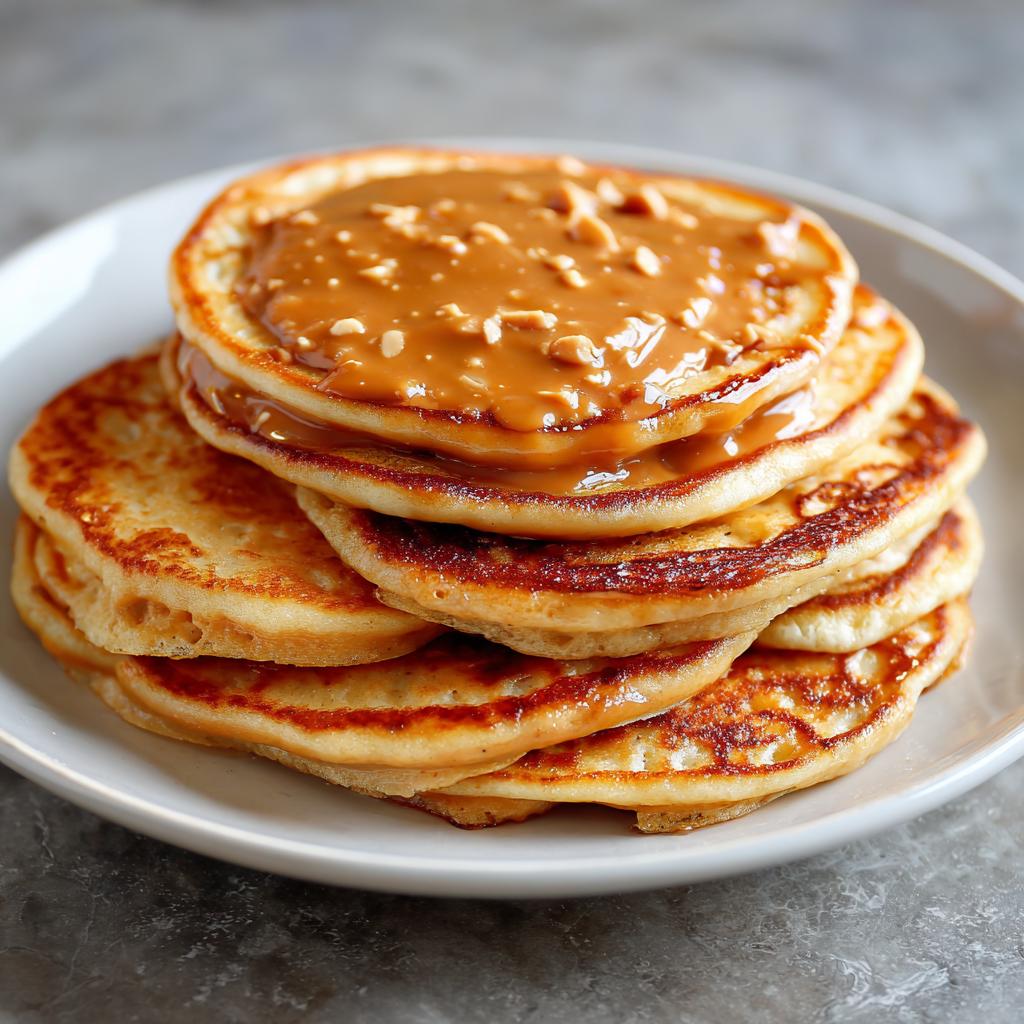 Pannenkoeken met Pindakaas en Amandelmelk