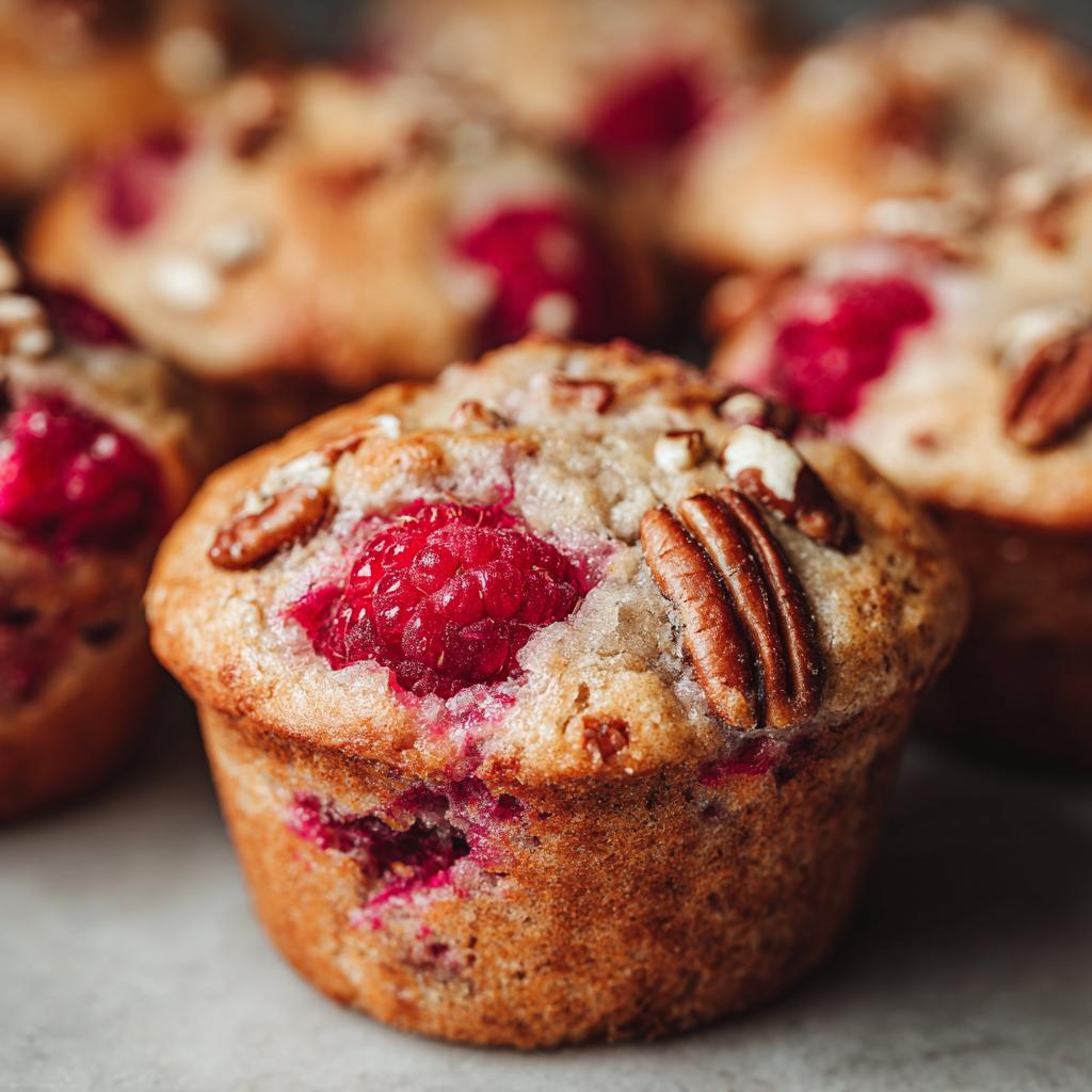 Pecan en Frambozen Muffins - detail 1