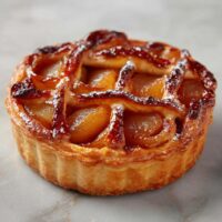 Peer en Karamel Taart