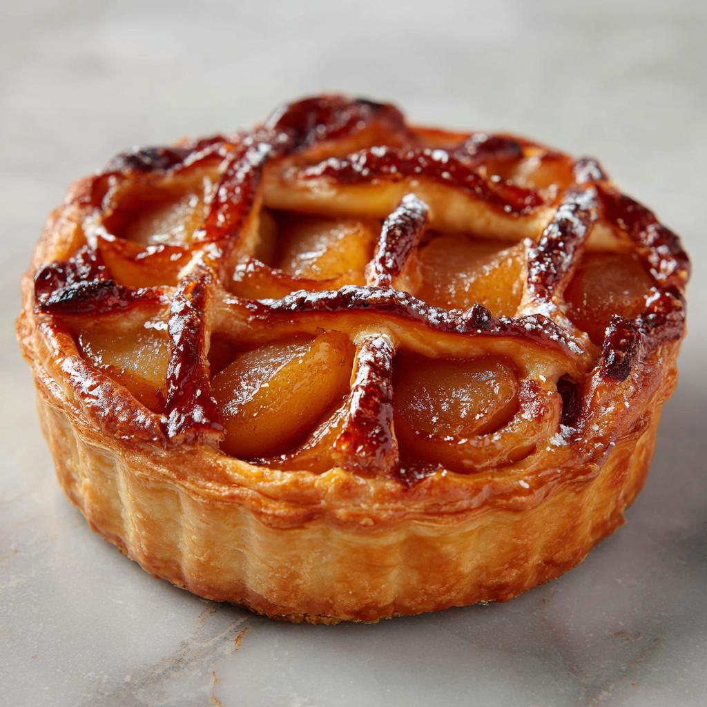 Peer en Karamel Taart